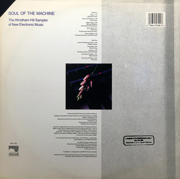 Various : Soul Of The Machine (The Windham Hill Sampler Of New Electronic Music) (LP, Comp, Smplr)