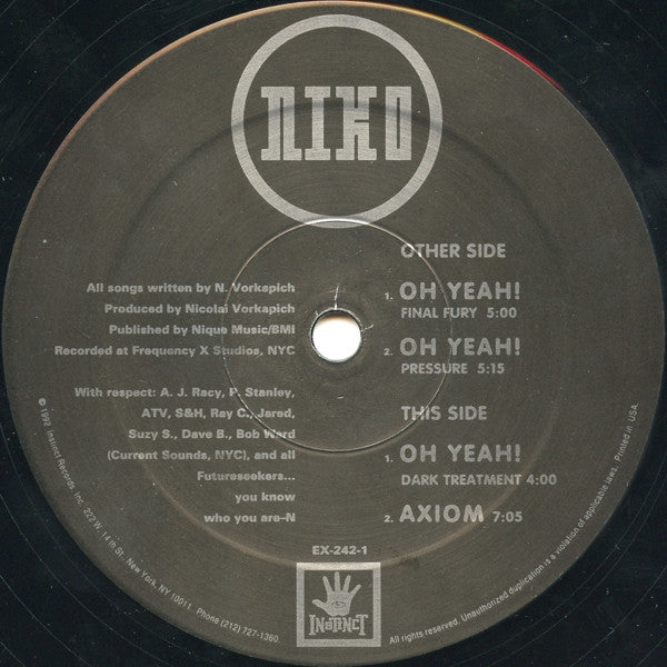 Nico : Oh Yeah! (12")