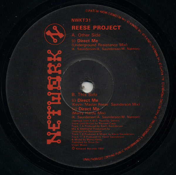 Reese Project* : Direct Me Edition 1 (12")