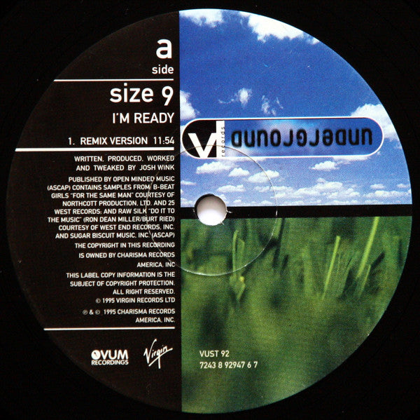 Size 9 : I'm Ready (12")
