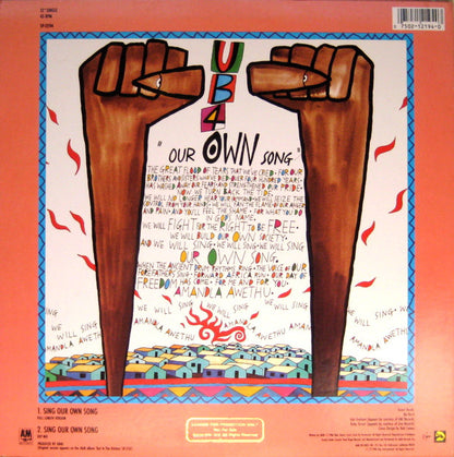 UB40 : Sing Our Own Song (12", Single, Promo, EMW)