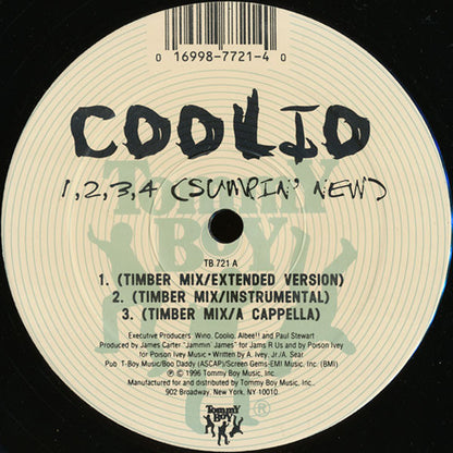 Coolio : 1, 2, 3, 4 (Sumpin' New) (12")