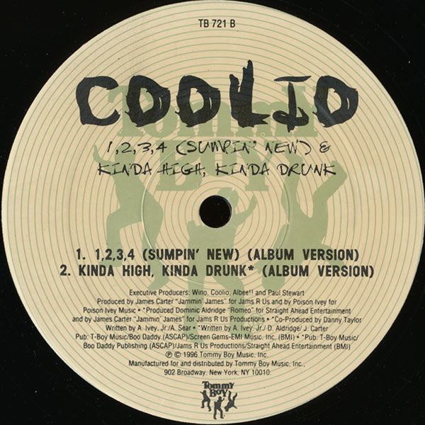 Coolio : 1, 2, 3, 4 (Sumpin' New) (12")