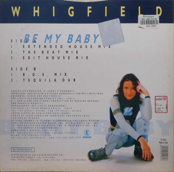Whigfield : Be My Baby (12")