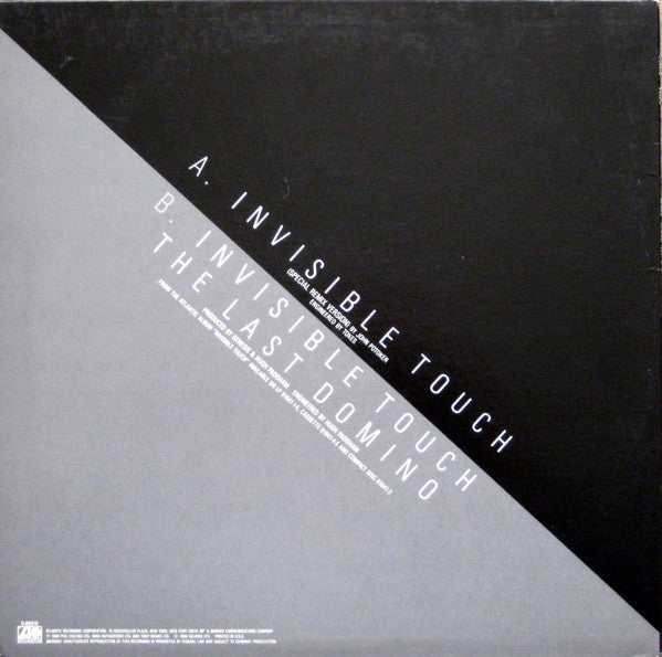 Genesis : Invisible Touch (Special Remix Version) (12", AR)