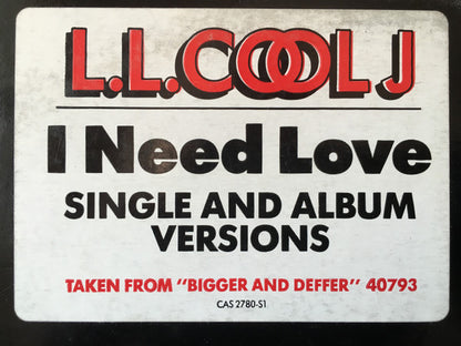L.L. Cool J* : I Need Love (12", Promo)