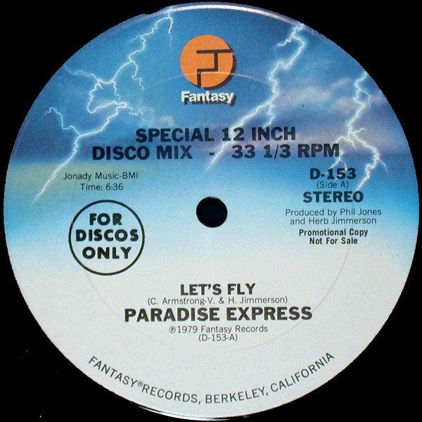 Paradise Express : Let's Fly (12", Promo)