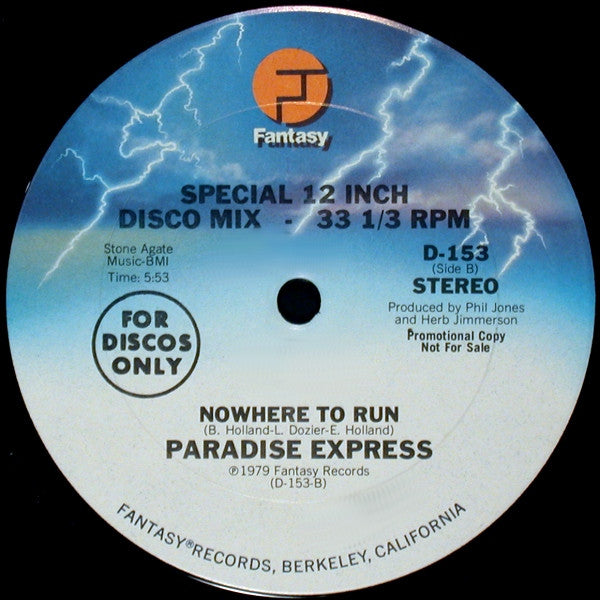 Paradise Express : Let's Fly (12", Promo)