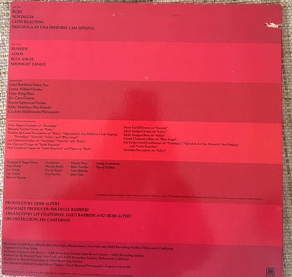 Gato Barbieri : Ruby, Ruby (LP)