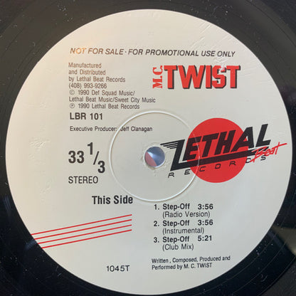 M.C. Twist* : Step-Off (12", Promo)