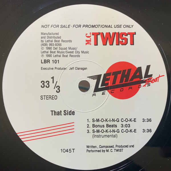 M.C. Twist* : Step-Off (12", Promo)