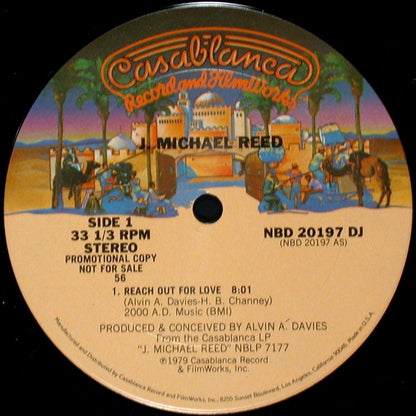 James Michael Reed : Reach Out For Love / Dancin' In The Sky (In New York City) (12", Single, Promo, 56 )