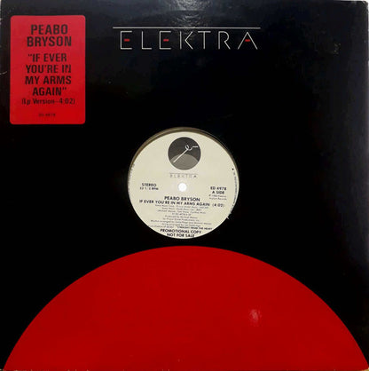 Peabo Bryson : If Ever You're In My Arms Again (12", Promo)