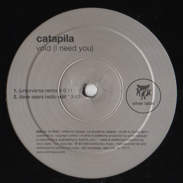 Catapila : Void (I Need You) (12")