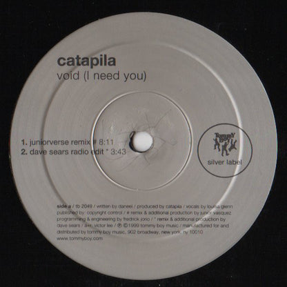 Catapila : Void (I Need You) (12")