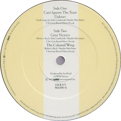 10,000 Maniacs : Can't Ignore The Train (12", Single)