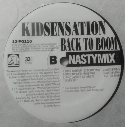 Kid Sensation : The Weekend (12")