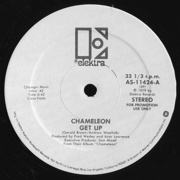 Chameleon (13) : Get Up / We'll Be Dancin' (12", Promo)