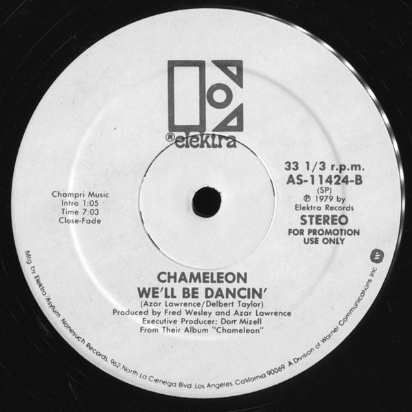 Chameleon (13) : Get Up / We'll Be Dancin' (12", Promo)