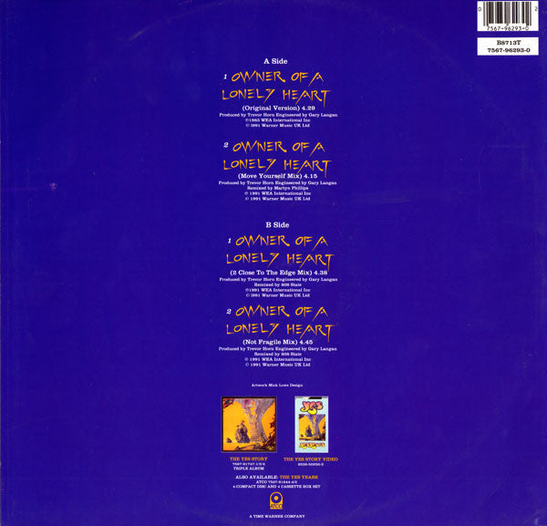 Yes : Owner Of A Lonely Heart (12")