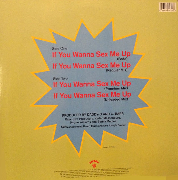 T.C.F. Crew Featuring Asia Hernandez : If You Wanna Sex Me Up (12", Maxi)