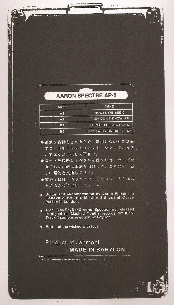 Aaron Spectre : Roots We Seek (12")