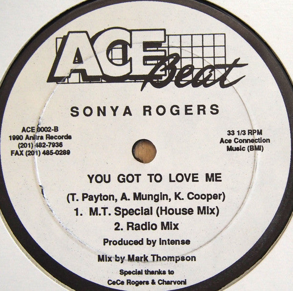 Sonya Rogers : You Got To Love Me (12")