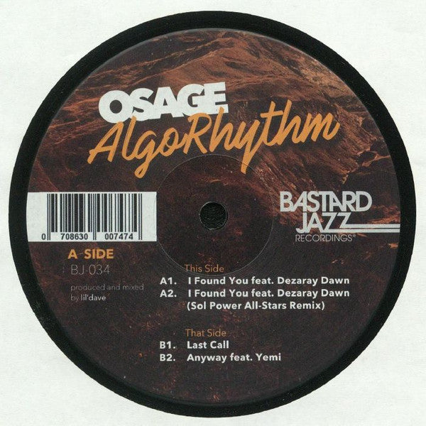 Osage (4) : AlgoRhythm (12")