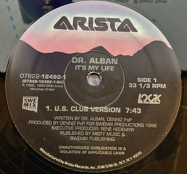 Dr. Alban : It's My Life (12")