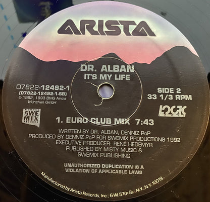 Dr. Alban : It's My Life (12")