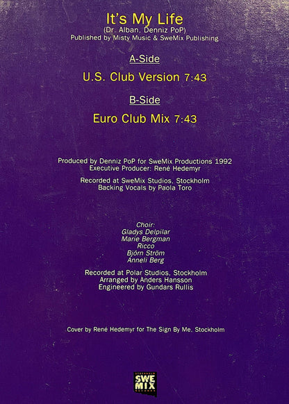 Dr. Alban : It's My Life (12")