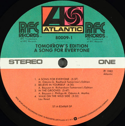 Tomorrow's Edition : A Song For Everyone (LP, Album, SP )