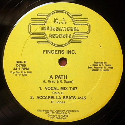 Fingers Inc. : A Path (12")