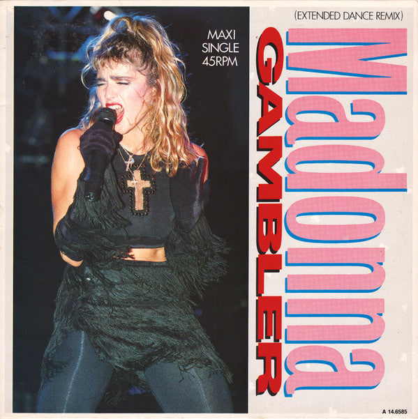 Madonna : Gambler (Extended Dance Remix) (12", Maxi)
