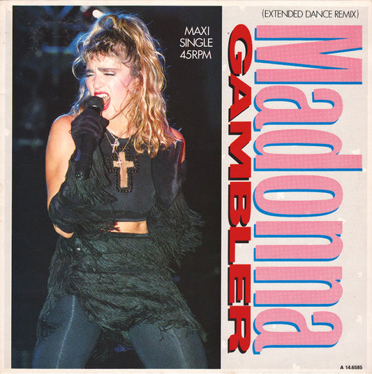 Madonna : Gambler (Extended Dance Remix) (12", Maxi)