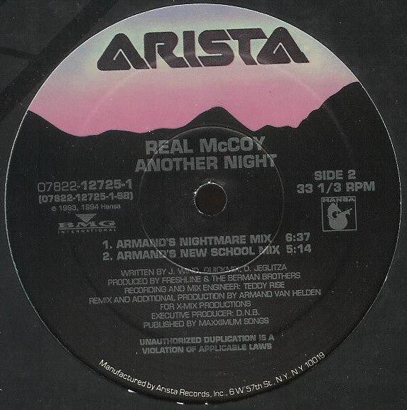 Real McCoy : Another Night (12")