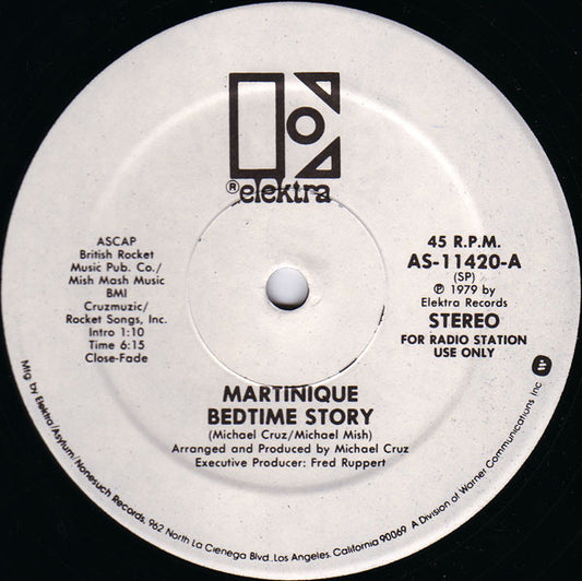 Martinique (2) : Bedtime Story (12", Promo)
