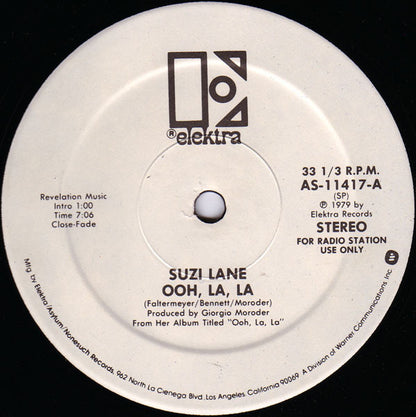 Suzi Lane : Ooh, La, La (12", Promo)