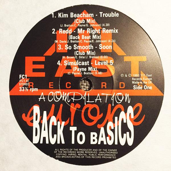 Various : Back To Basics (LP, Comp)