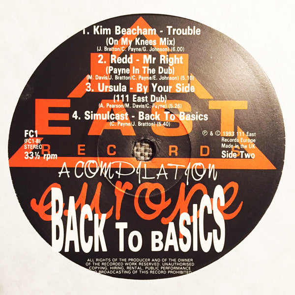 Various : Back To Basics (LP, Comp)