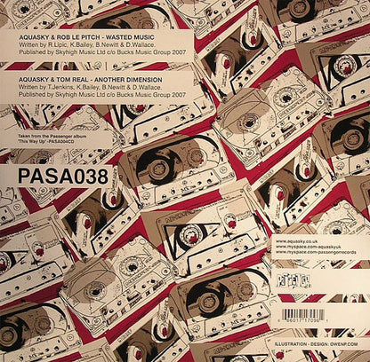 Aquasky / Rob Le Pitch / Tom Real : Wasted Music / Another Dimension (12")