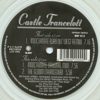 Castle Trancelott : Indoctrinate (12", Cle)