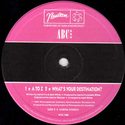 ABC : Be Near Me (12", Single)