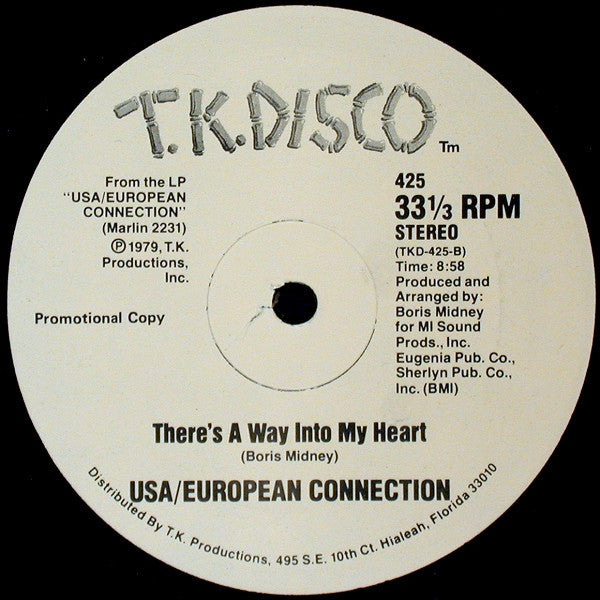 USA-European Connection : I'd Like To Get Closer/Do Me Good (12", Promo)