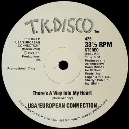 USA-European Connection : I'd Like To Get Closer/Do Me Good (12", Promo)