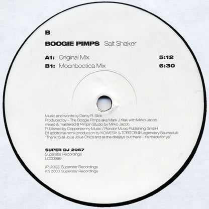 Boogie Pimps* : Salt Shaker (12")