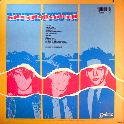 Men Without Hats : Rhythm Of Youth (LP, Album, Glo)