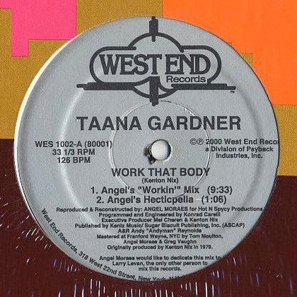 Taana Gardner : Work That Body (12")