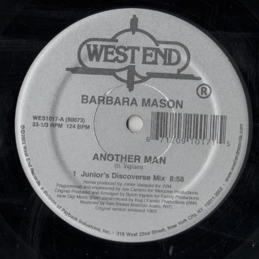 Barbara Mason / Sparque : Another Man / Let's Go Dancin' (12")