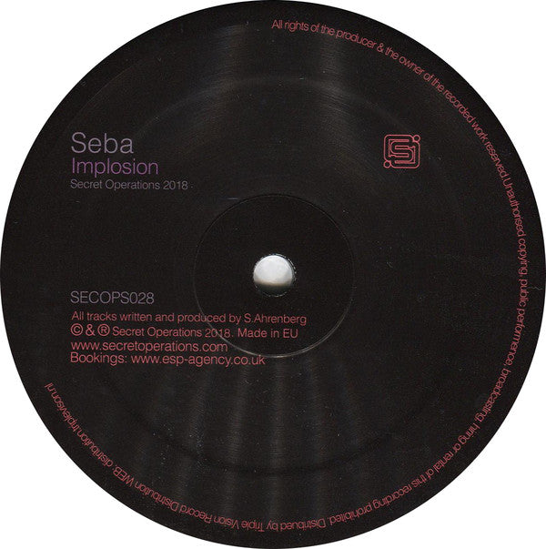 Seba : Nobody Knows / Implosion (12")